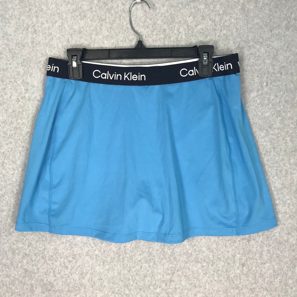 Calvin Klein‎ Tennis Skort Skirt Large Pocket Pickleball Active Golf Bike Shorts